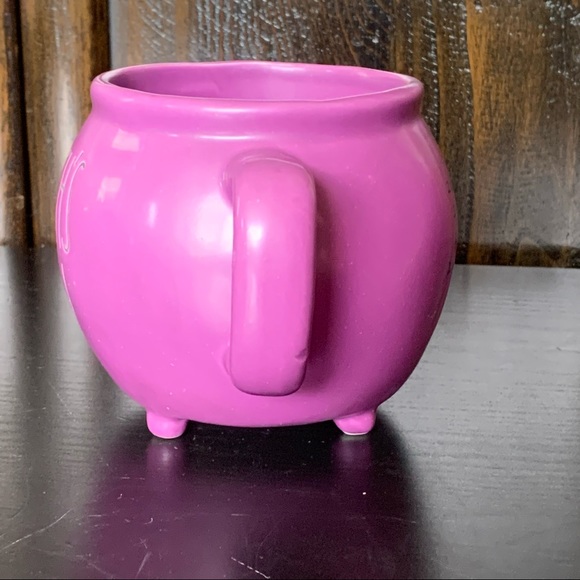 Rae Dunn WITCH’S BREW Double Sided Ceramic Cauldron Mug with Recipe - Purple - Picture 6 of 13